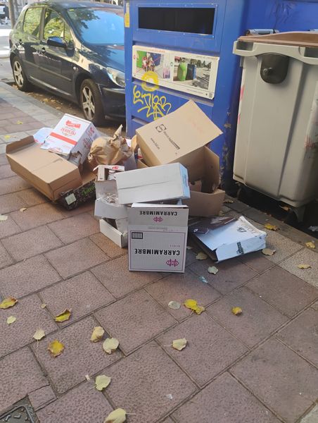 Basura u objetos abandonados