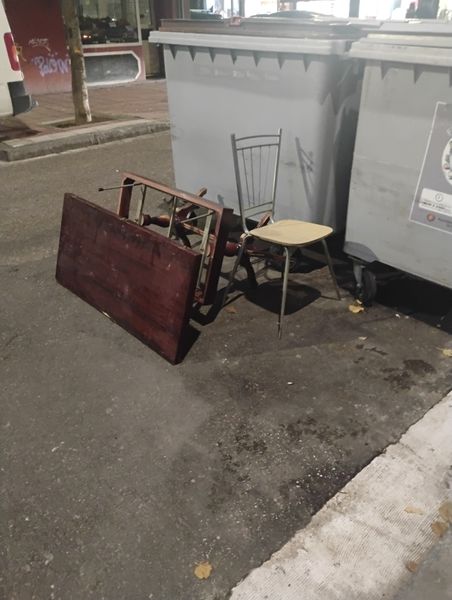 Basura u objetos abandonados